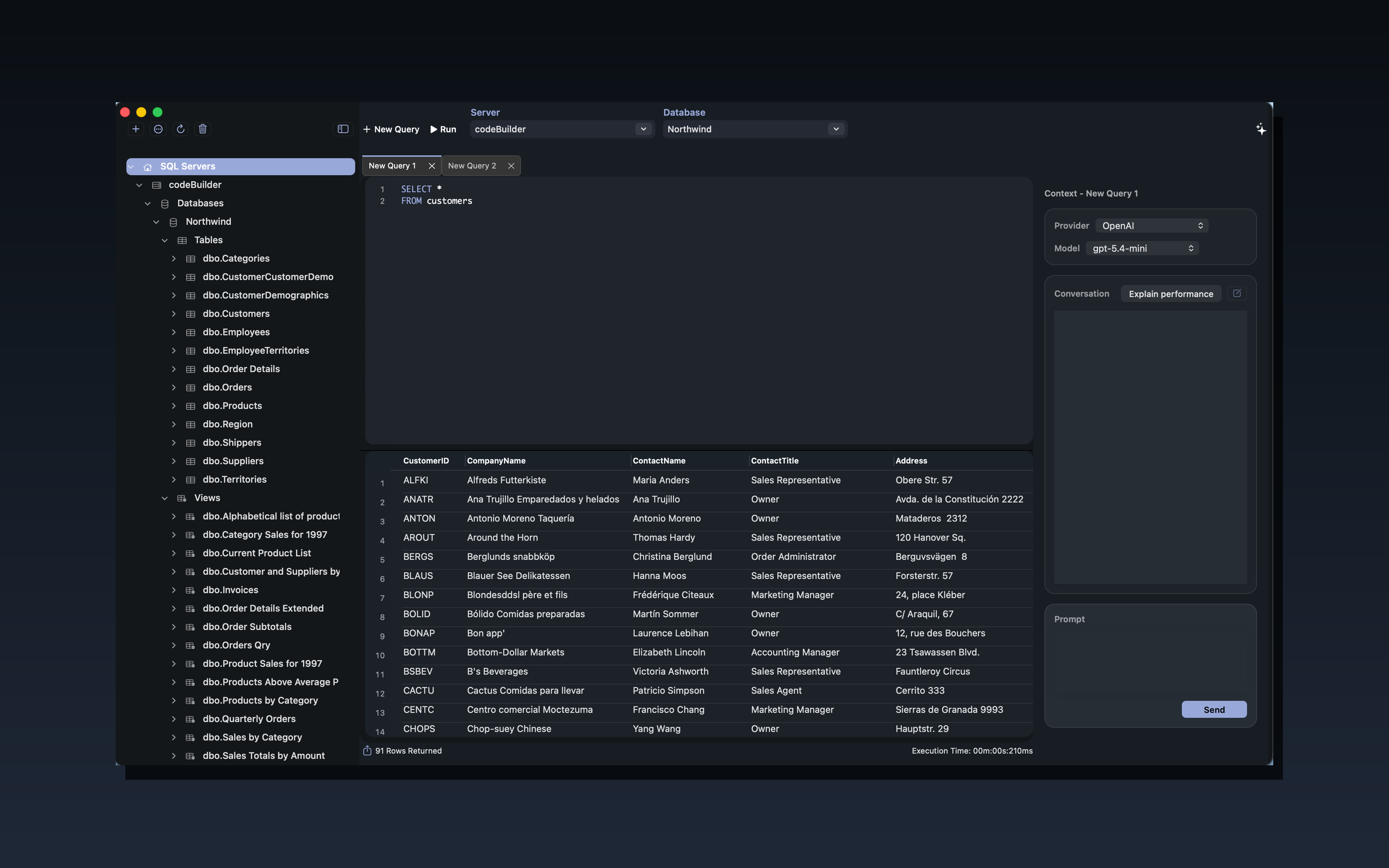 SQL Studio screenshot 1