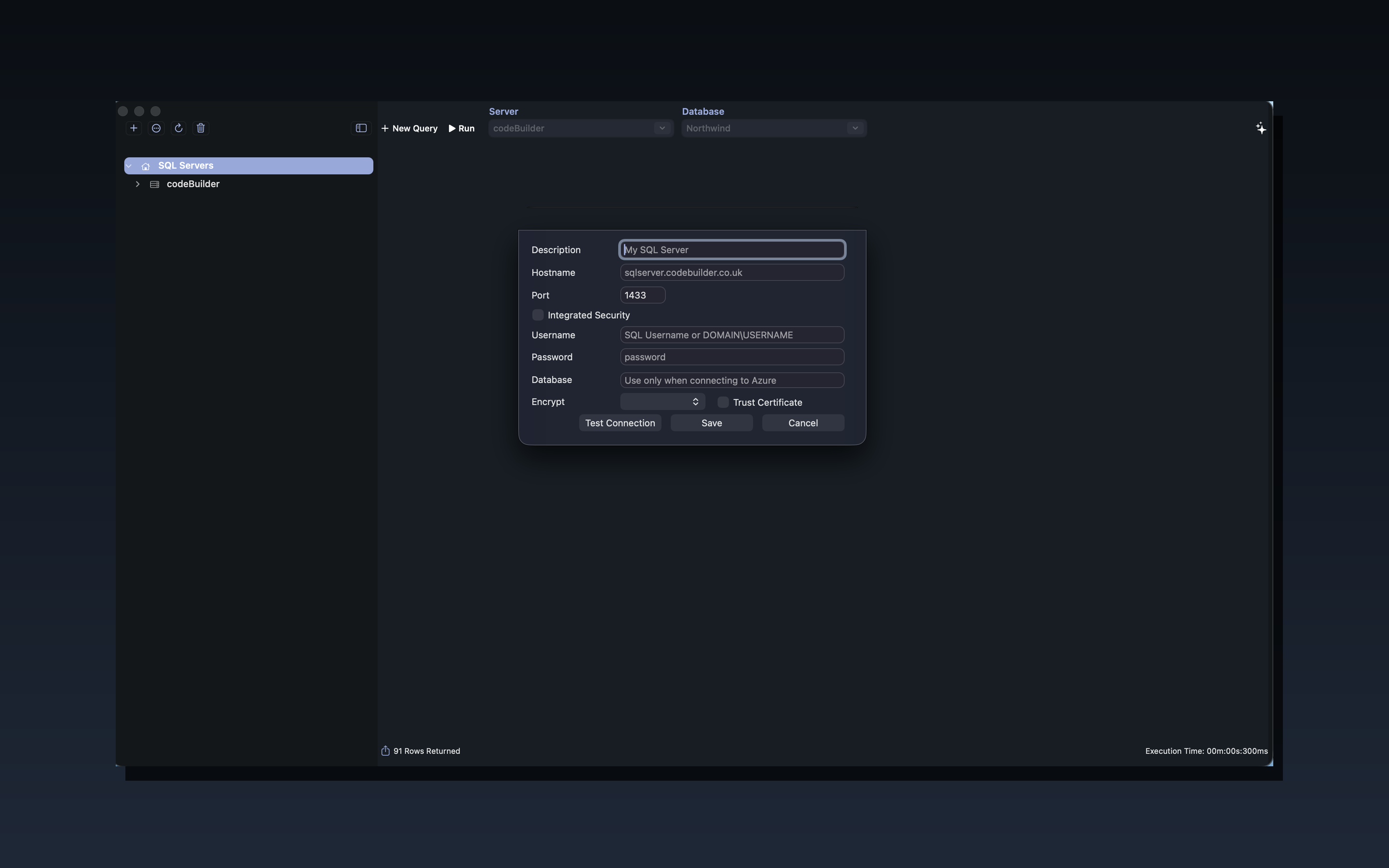SQL Studio screenshot 2